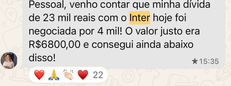 💰 INTER: R$ 23 MIL POR R$ 4 MIL