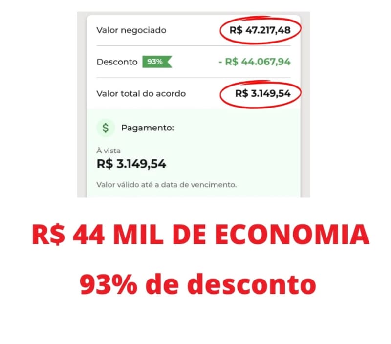 💰 R$ 44 MIL ECONOMIA