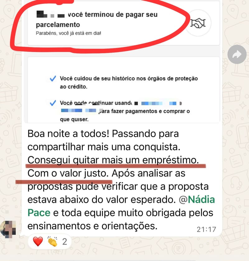 ✅ MAIS UM QUITADO