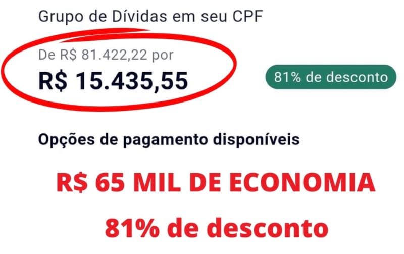 💰 R$ 65 MIL ECONOMIA
