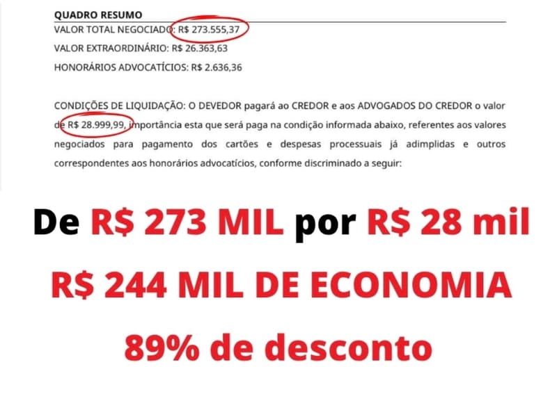 💰 R$ 244 MIL ECONOMIA