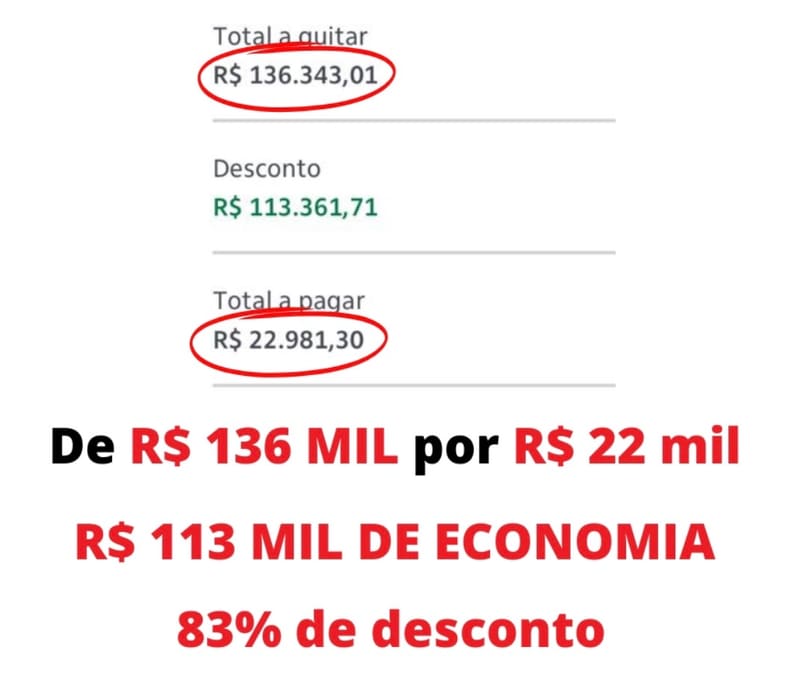 💰 R$ 113 MIL DE ECONOMIA