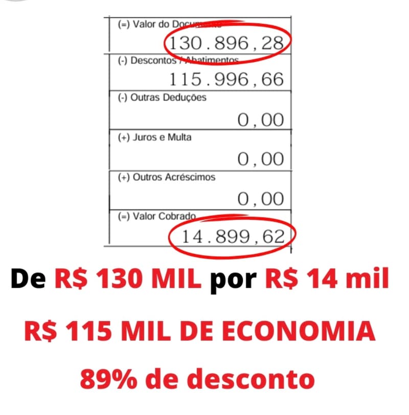 💰 R$ 115 MIL DE ECONOMIA
