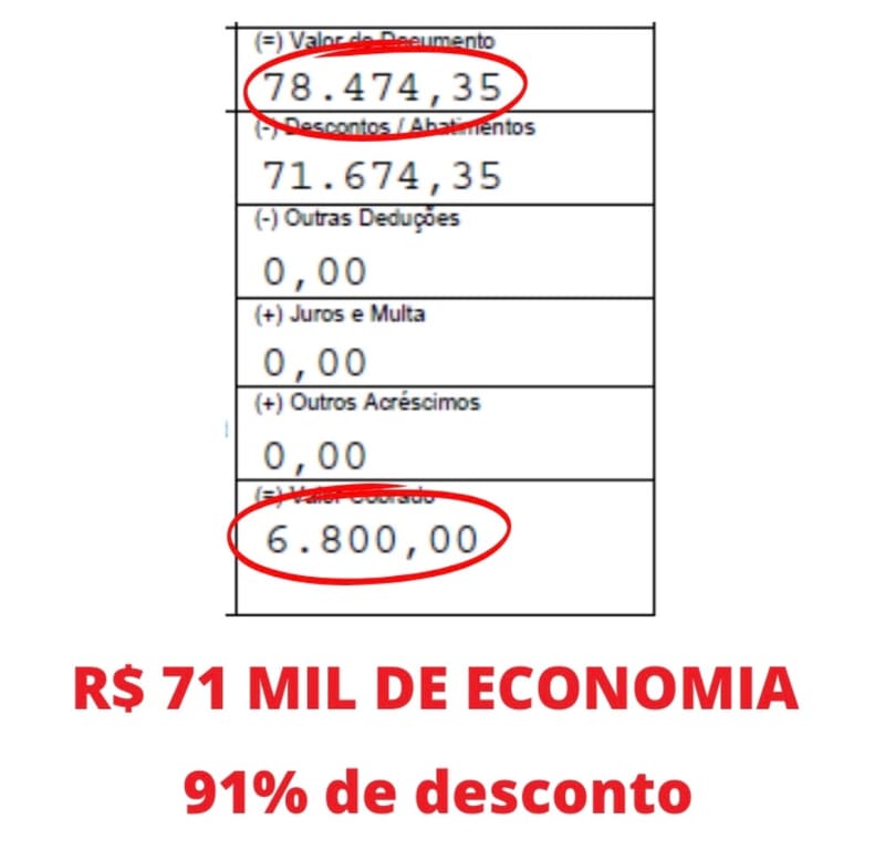💰 R$ 71 MIL DE ECONOMIA