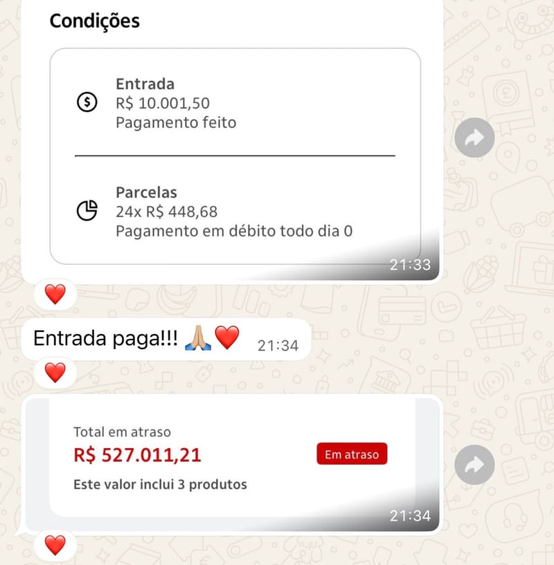 ✅ R$ 527 MIL: ENTRADA PAGA