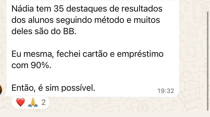 🏦 BANCO DO BRASIL: 90%