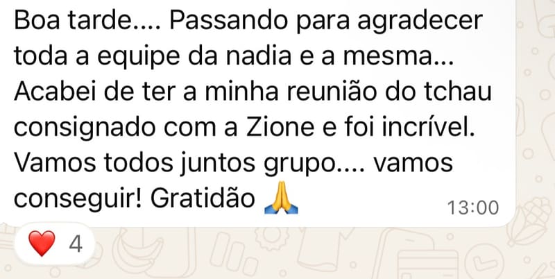 👋 REUNIÃO DO TCHAU CONSIGNADO