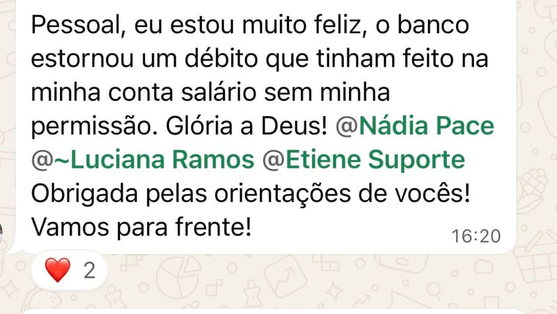 💰 ESTORNO NA CONTA SALÁRIO
