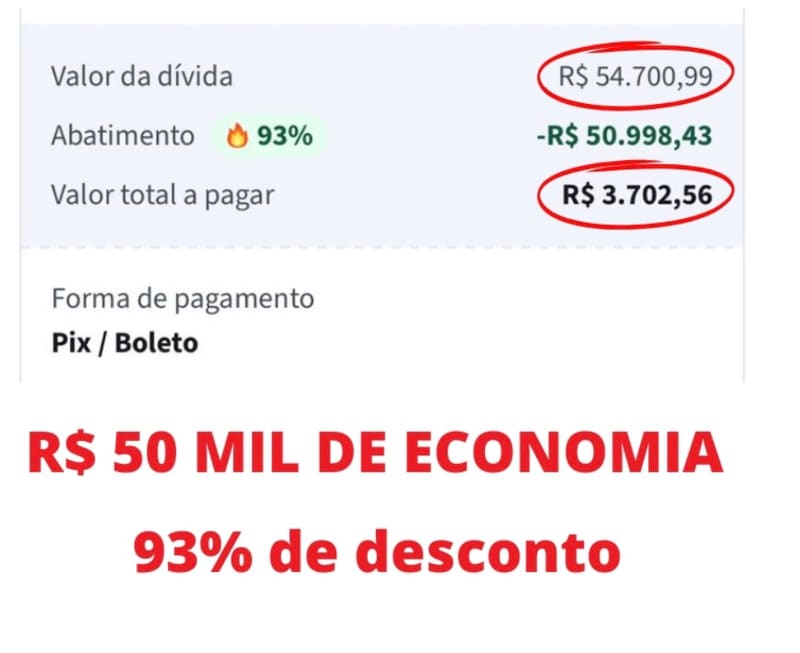 💰 R$ 50 MIL DE ECONOMIA