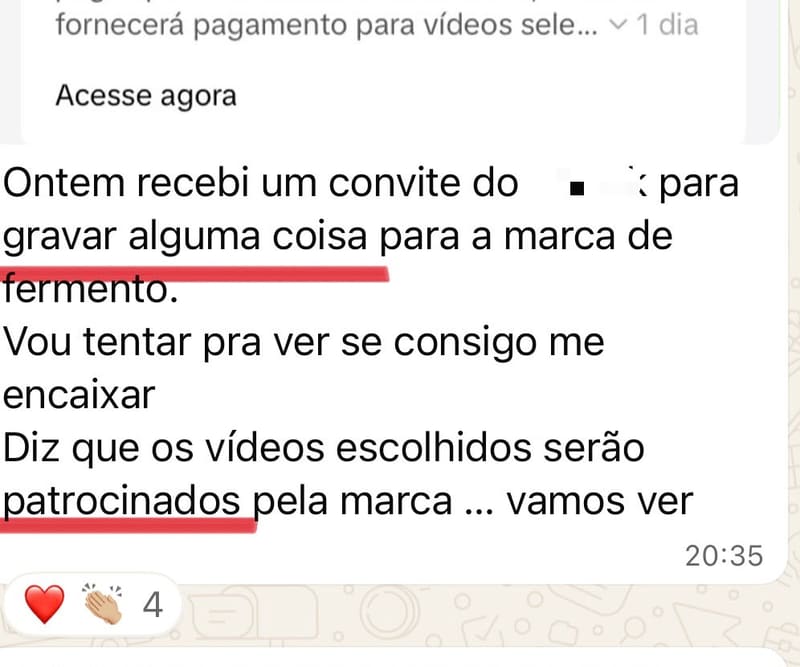 🎥 CONVITE DE MARCA PRA GRAVAR VÍDEO PATROCINADO
