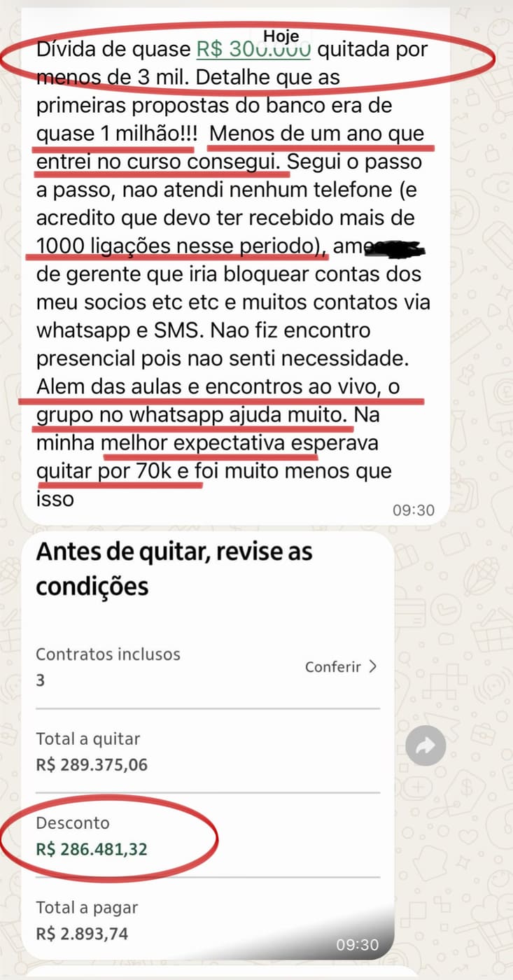 🏆 QUASE R$ 300 MIL QUITADOS POR MENOS DE R$ 3 MIL