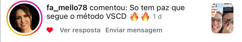 Depoimento Insta