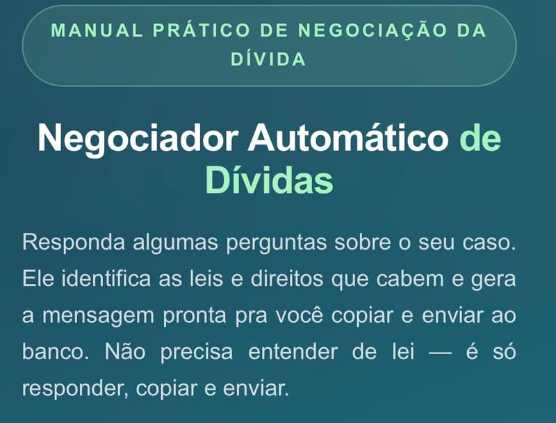 🤖 NEGOCIADOR AUTOMÁTICO