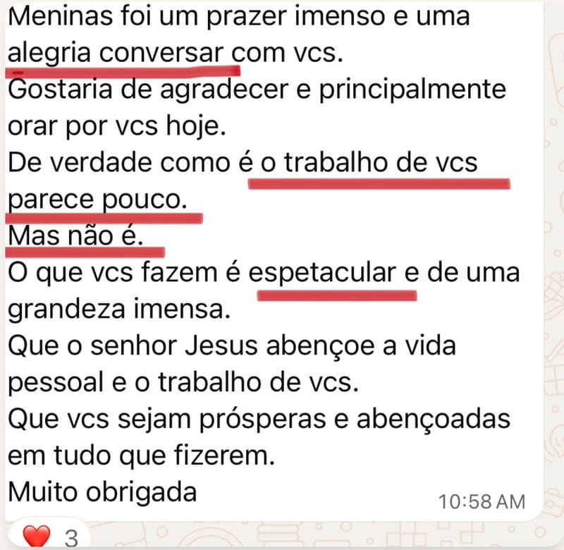 🙏 ORAÇÃO PELA EQUIPE