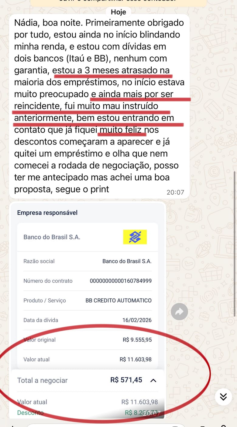 💬 DESCONTO ANTES DA RODADA