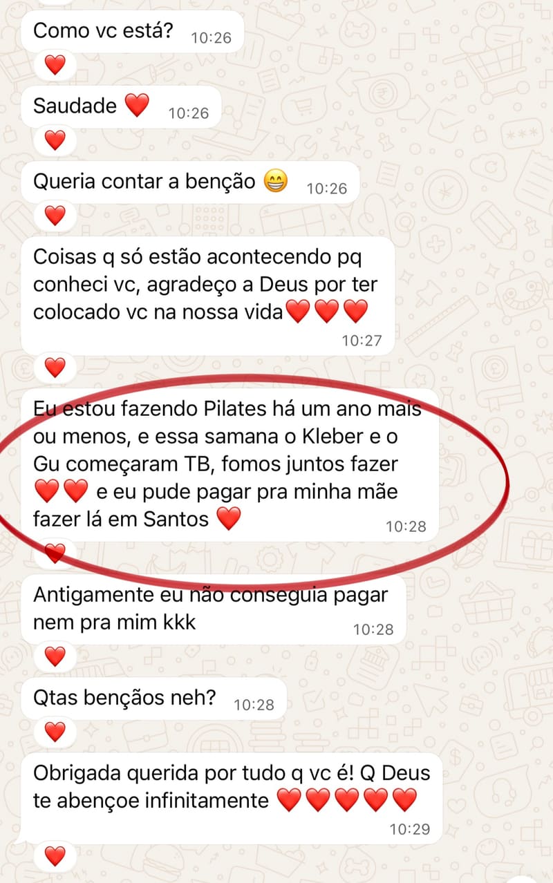 💚 PAGOU PILATES DA MÃE