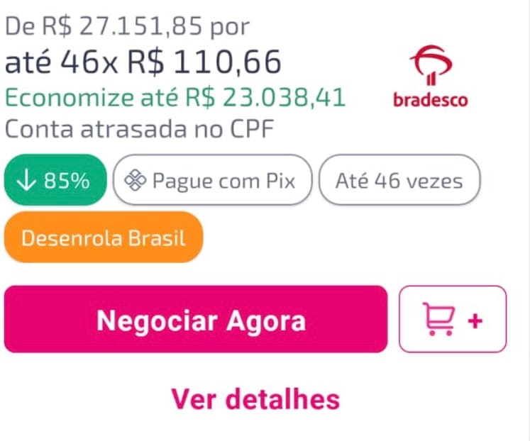 💰 BRADESCO 85% OFF