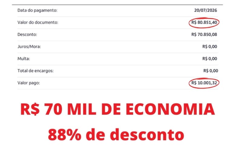 💰 R$ 70 MIL ECONOMIA