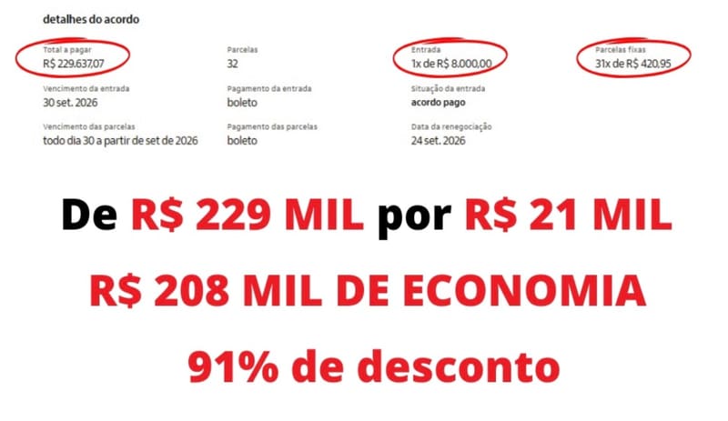 💎 DE R$ 229 MIL POR R$ 21 MIL