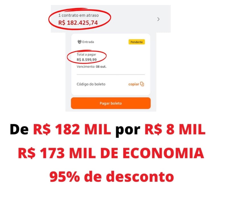 💎 DE R$ 182.425,74 POR R$ 8.599,99