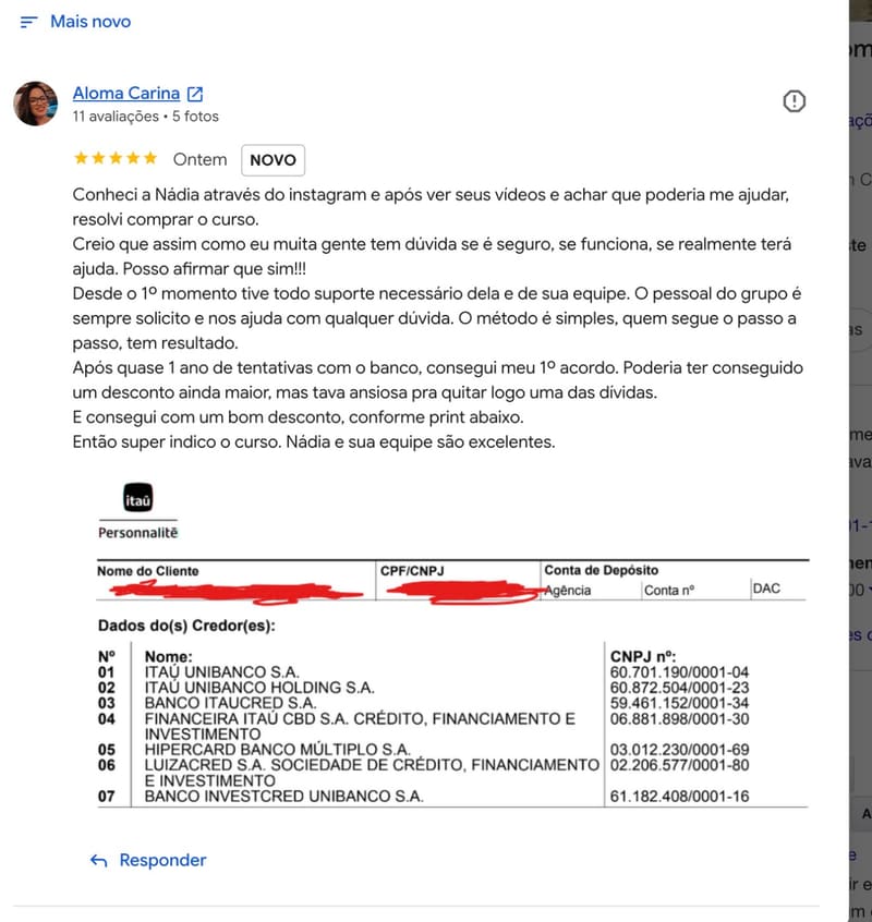 ⭐ 5 ESTRELAS NO GOOGLE: 1º ACORDO DEPOIS DE QUASE 1 ANO