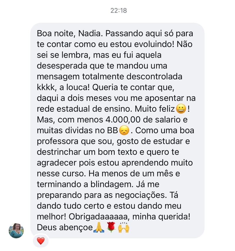 👩‍🏫 PROFESSORA SE APOSENTANDO, TERMINANDO A BLINDAGEM