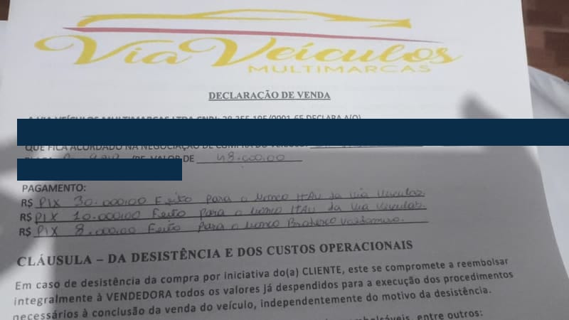 💰 R$ 48.000,00 À VISTA, EM 3 PIX