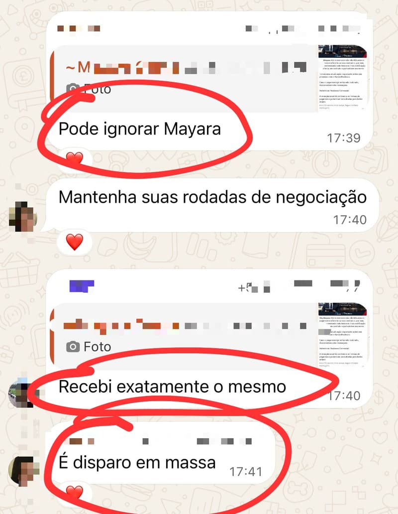 🔍 O GRUPO DESMASCAROU A CARTA DO BANCO