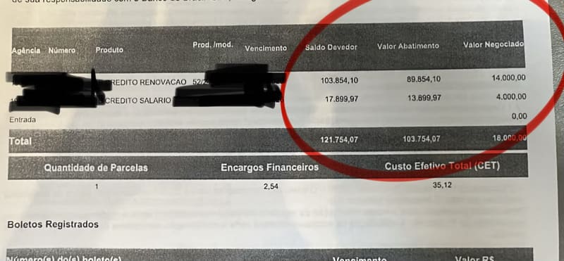 💎 SALDO DE R$ 121.754,07 POR R$ 18.000,00