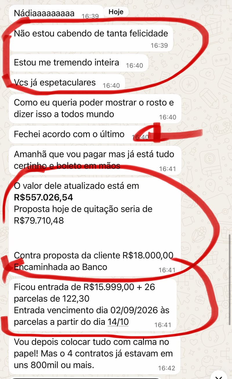 💎 R$ 557 MIL: ACORDO FECHADO