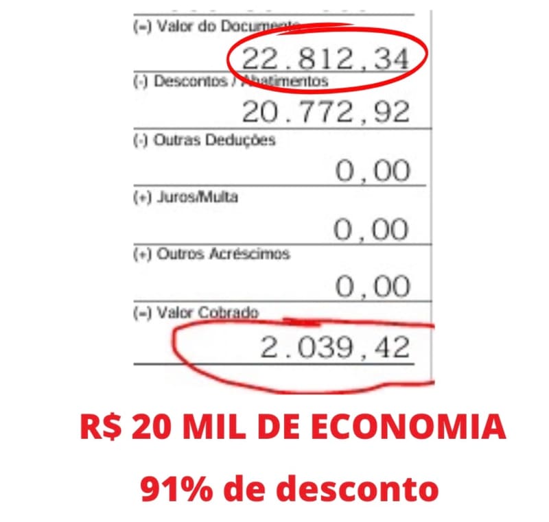 💰 R$ 20 MIL DE ECONOMIA