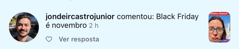💬 COMENTÁRIO NO PERFIL
