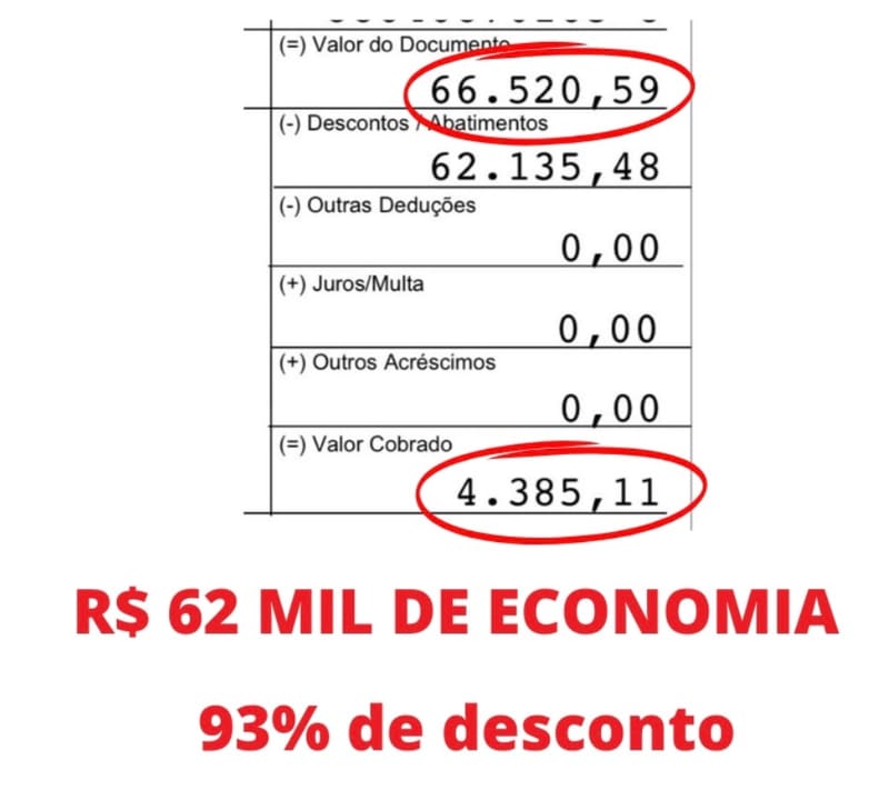 💰 R$ 62 MIL DE ECONOMIA