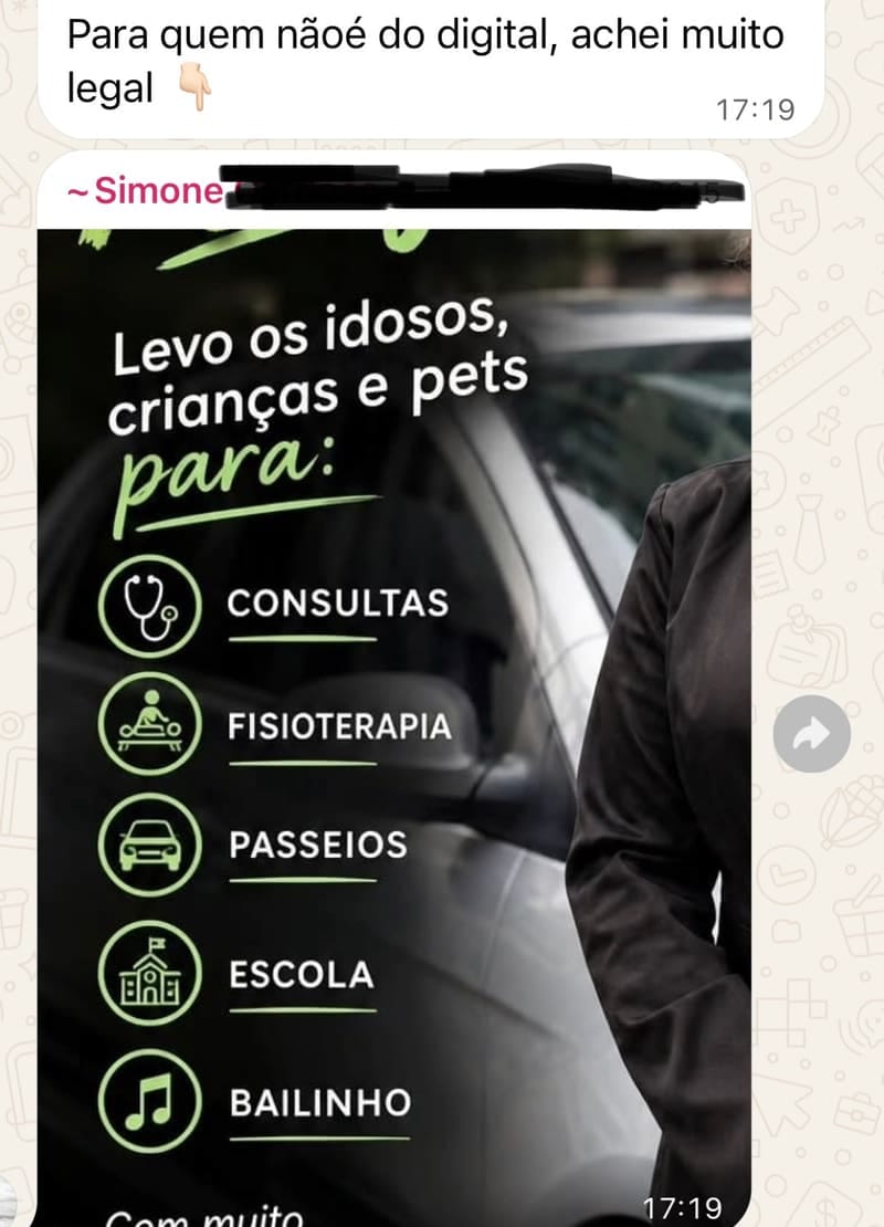 🚗 A ALUNA MONTOU O PRÓPRIO SERVIÇO