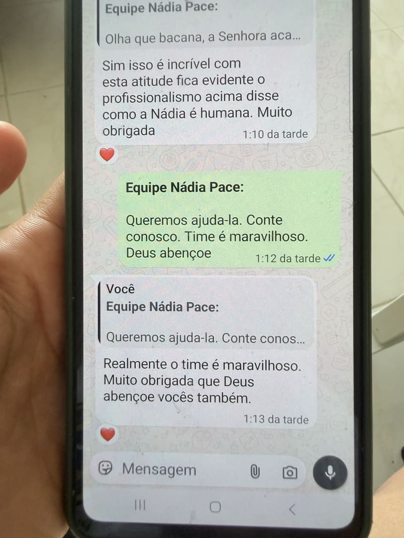 ⚡ ATENDIDA EM MENOS DE 4 HORAS